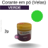 CORANTE EM PÓ VERDE 7 GRS (VELAS)
