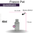 FRASCO PET 40 ML B/20/410 QUADRADO