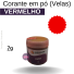 CORANTE EM PÓ VERMELHO 7 GRS (VELAS)