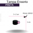TAMPA ENXERTO B/18/410 PRETA