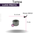 TAMPA LUXO B/28/410 PRATA FURADA
