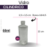VIDRO CILINDRICO 60 ML B/18