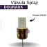 VALVULA B/24/415 SPRAY DOURADA/TRANSP