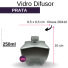 VIDRO DIFUSOR 250 ML DEG PRATA B/28