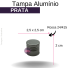 TAMPA ALUMINIO B/24/415 PRATA
