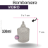 BOMBONIERE DE VIDRO 100ML