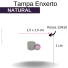 TAMPA ENXERTO B/13 NATURAL