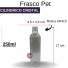 FRASCO PET 250 ML B/24/415 CILINDRICO CRISTAL