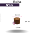 ROLHA N 4,5 -  20X25X20 (PEN.100ML/50ML-B/L)