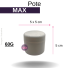 POTE MAX 60 GRS BRANCO