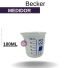 BECKER PLÁSTICO AZUL 100 ML (NALGON)