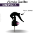 VALVULA MINI GATILHO 28/410 PRETA