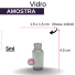 VIDRO AMOSTRA 5 ML B/13 TRANSPARENTE
